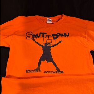 Gildan Syracuse Orangemen Graphic Boy’s Large Basketball Shirt